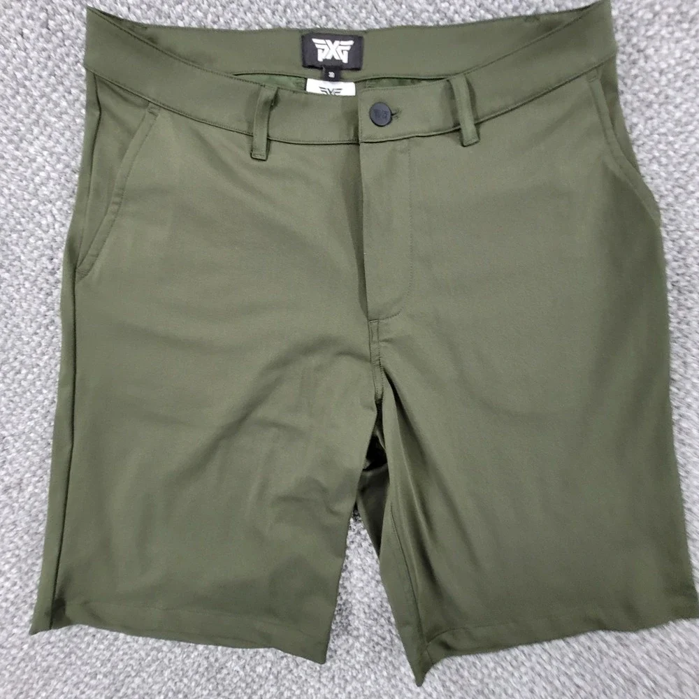 PXG Parsons Xtreme Golf Mens Shorts Size 30 Green Performance Stretch Chino